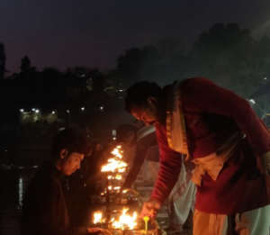 Tiwari Travel Terms and Conditions A man seeing fire pots