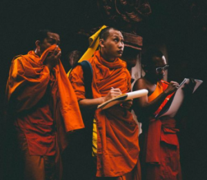 yatris in temple