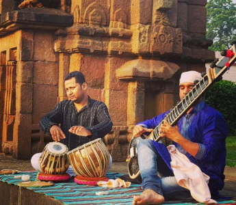 people playing music